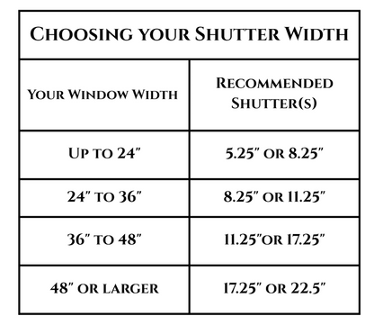 Handcrafted Cedar Wood Window Shutters